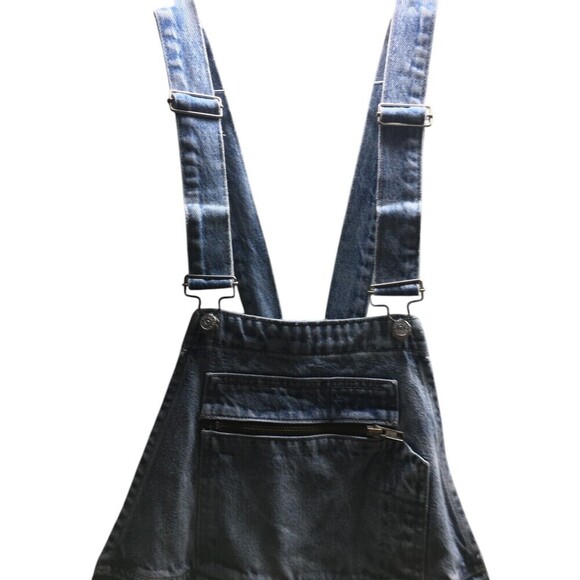 BDG Overalls Women's Size Small Blue Denim Patchwork Cotton Urban Outfitters - Picture 3 of 12